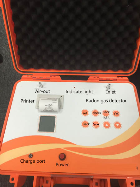 Portable Radon gas detector