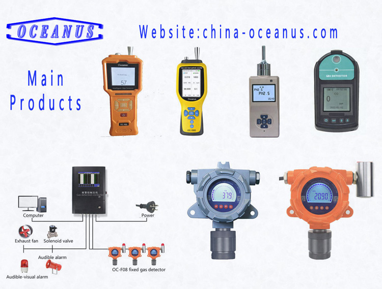 Oceanus all gas detectors