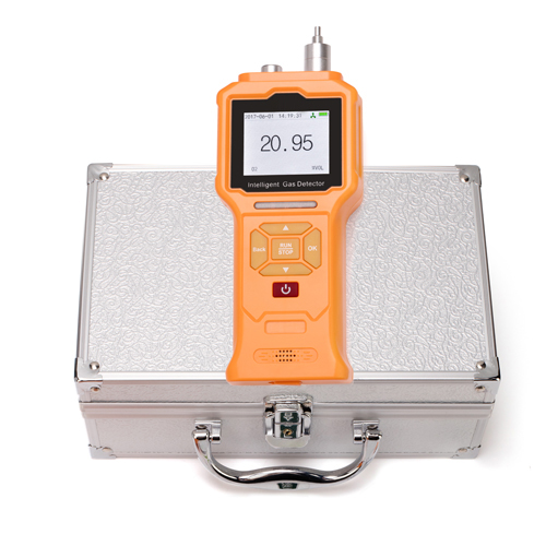 Portable C2H4O ETO gas detector with internal pump