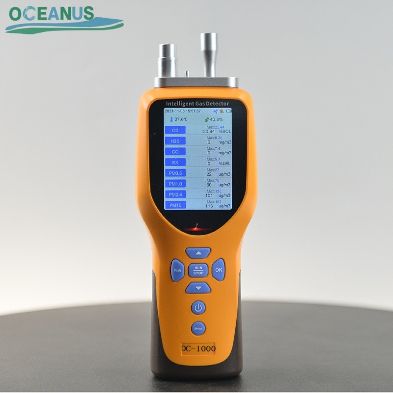 OC-1000 Portable Multi Gas Detector For NH3 And CO2